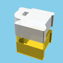 Beer Mug, nestable box (v1) 3d model