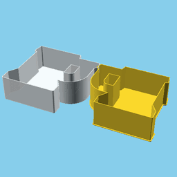 Beer Mug, nestable box (v1) 3d model