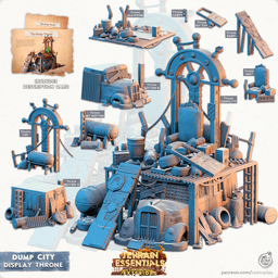 Dump City (Pre-Supported) 3d model