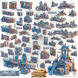 Dump City (Pre-Supported) 3d model