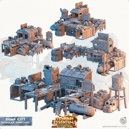 Dump City (Pre-Supported) 3d model