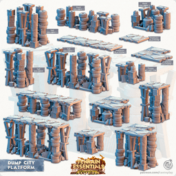 Dump City (Pre-Supported) 3d model