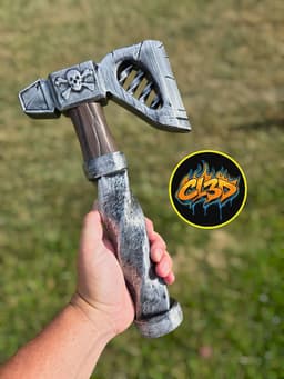 Heavy Metal Axe Cosplay - Prop 3d model