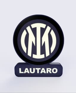 Inter Milan Sign - LED Strip Compatible 3d model