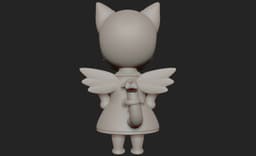 Charle With wings 3d model
