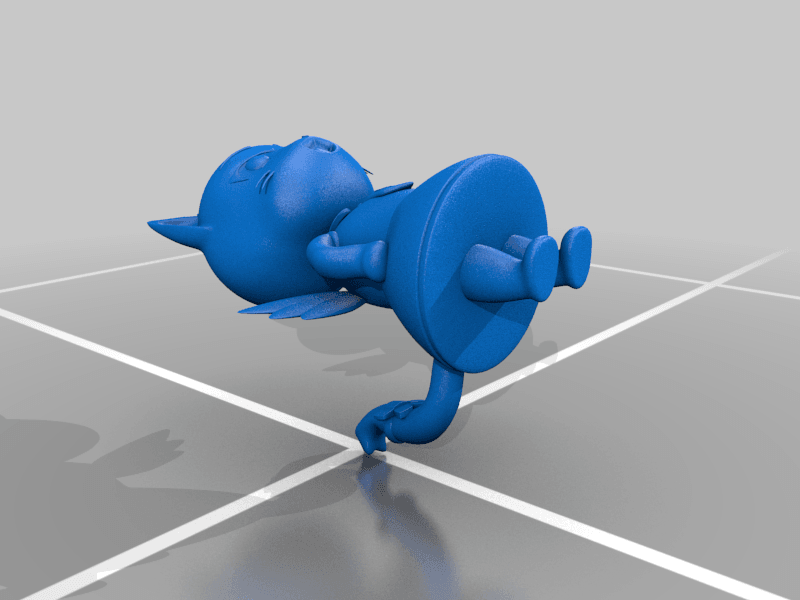 Charle With wings 3d model