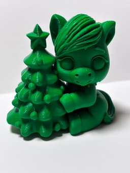 Christmas tree pony 3d model