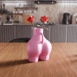 Human Body Form Decorative Vase 3d model
