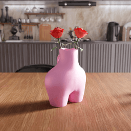 Human Body Form Decorative Vase 3d model