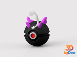 Pyukumuku Poke Ball 3d model