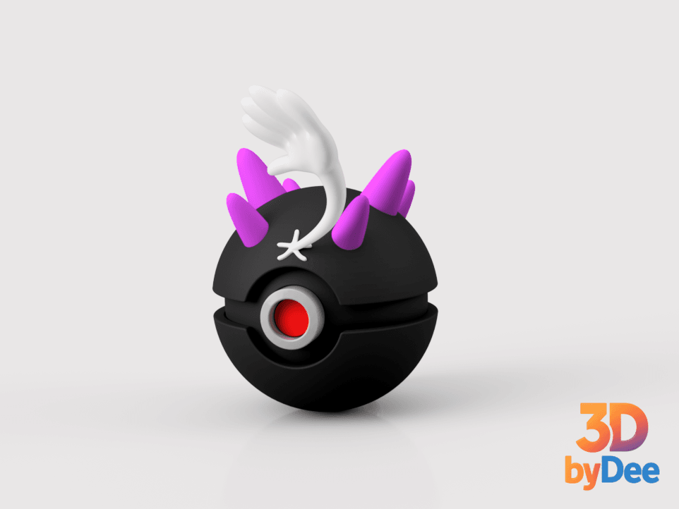 Pyukumuku Poke Ball 3d model