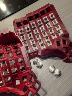 Dactyl Manuform 6x6 3d model