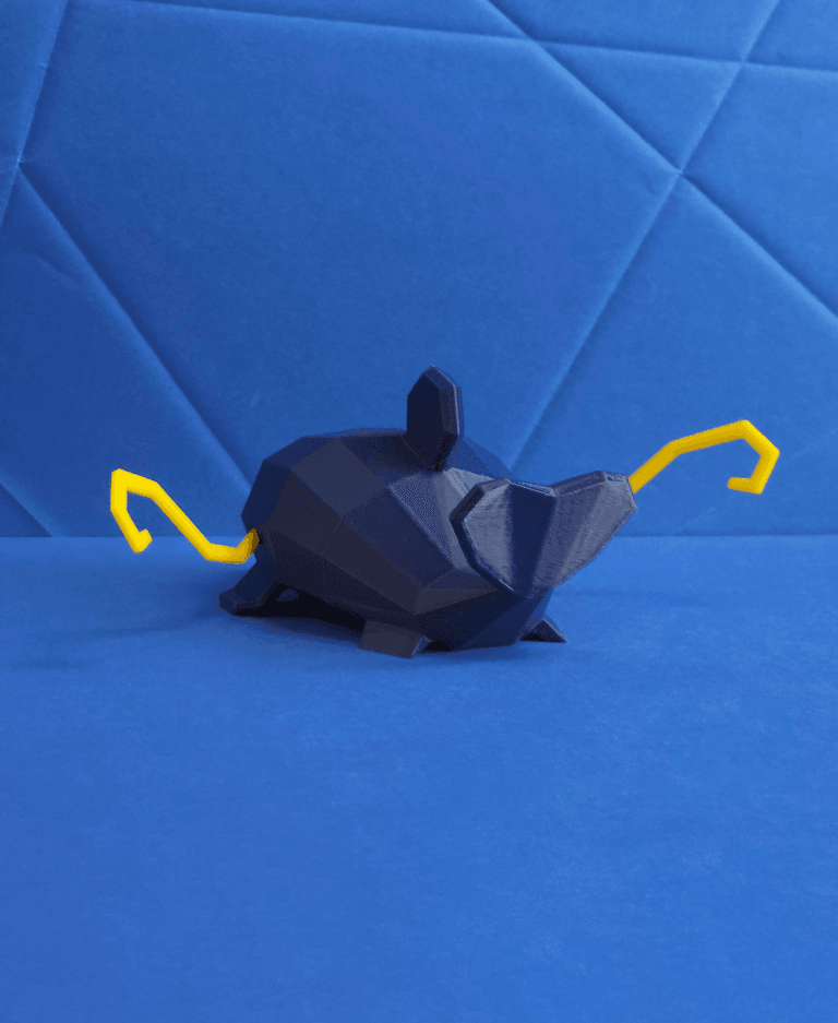 Whiscash Low Poly Pokemon 3d model