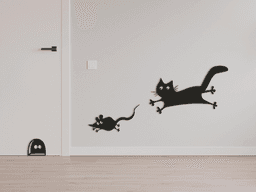 Mouse and Cat 3d model