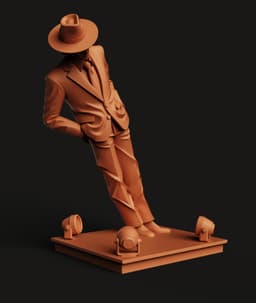 Michael Jackson Smooth Criminal Lean | Iconic Music Legend 3d model