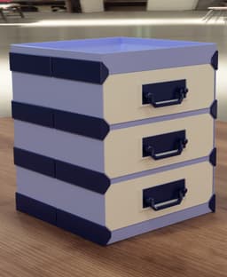 MDO - Modular Desk & Wall Drawer Organizer 3d model