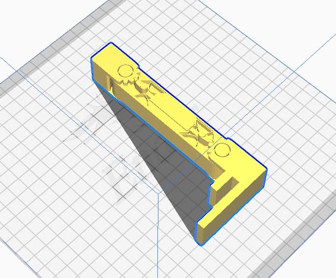 Print in place articulated timelapse cam mount - print position - 3d model