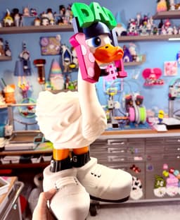 Number 1 Dad Goose Gear for Porch Goose 3d model
