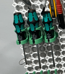 Multiboard Bar for Wera Hex drivers 3d model