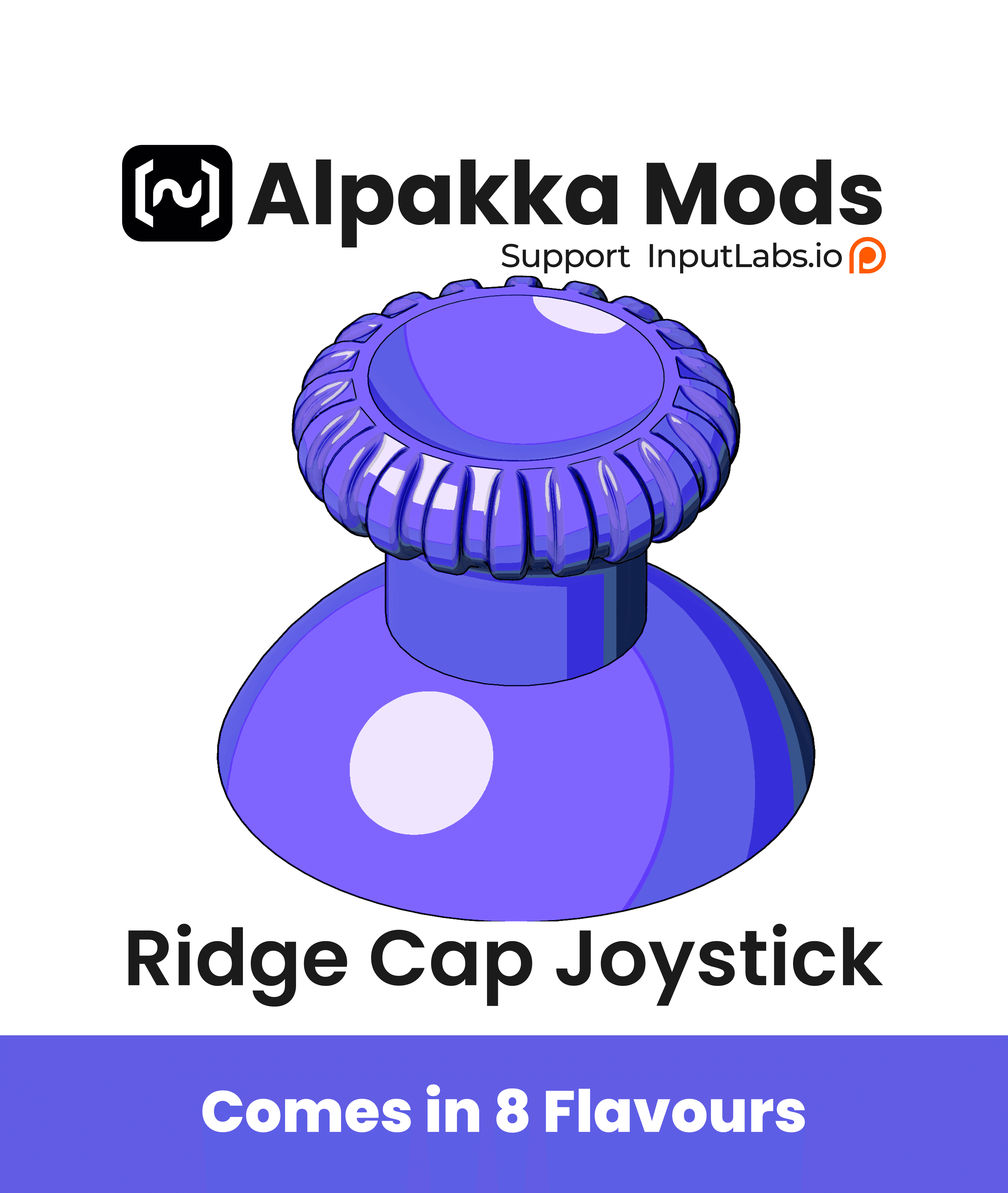 Alpakka Ridge Thumbstick Variant 3d model
