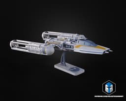 Y-Wing Vehicle Kit Card - 3D Print Files 3d model