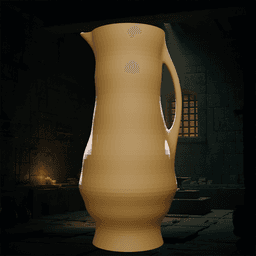 Large Mouth Pitcher Vase 3d model