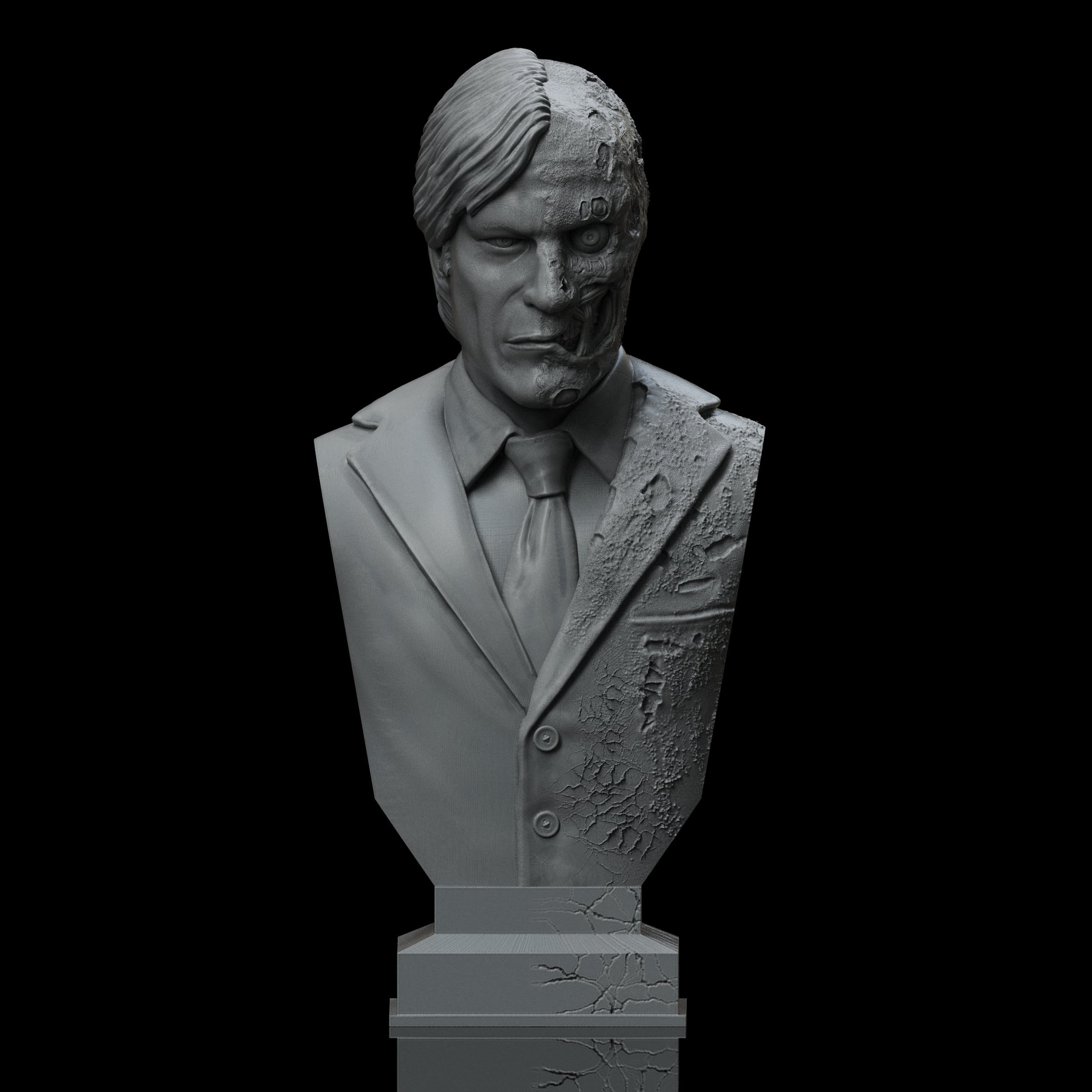 Harvey Dent Bust 3d model