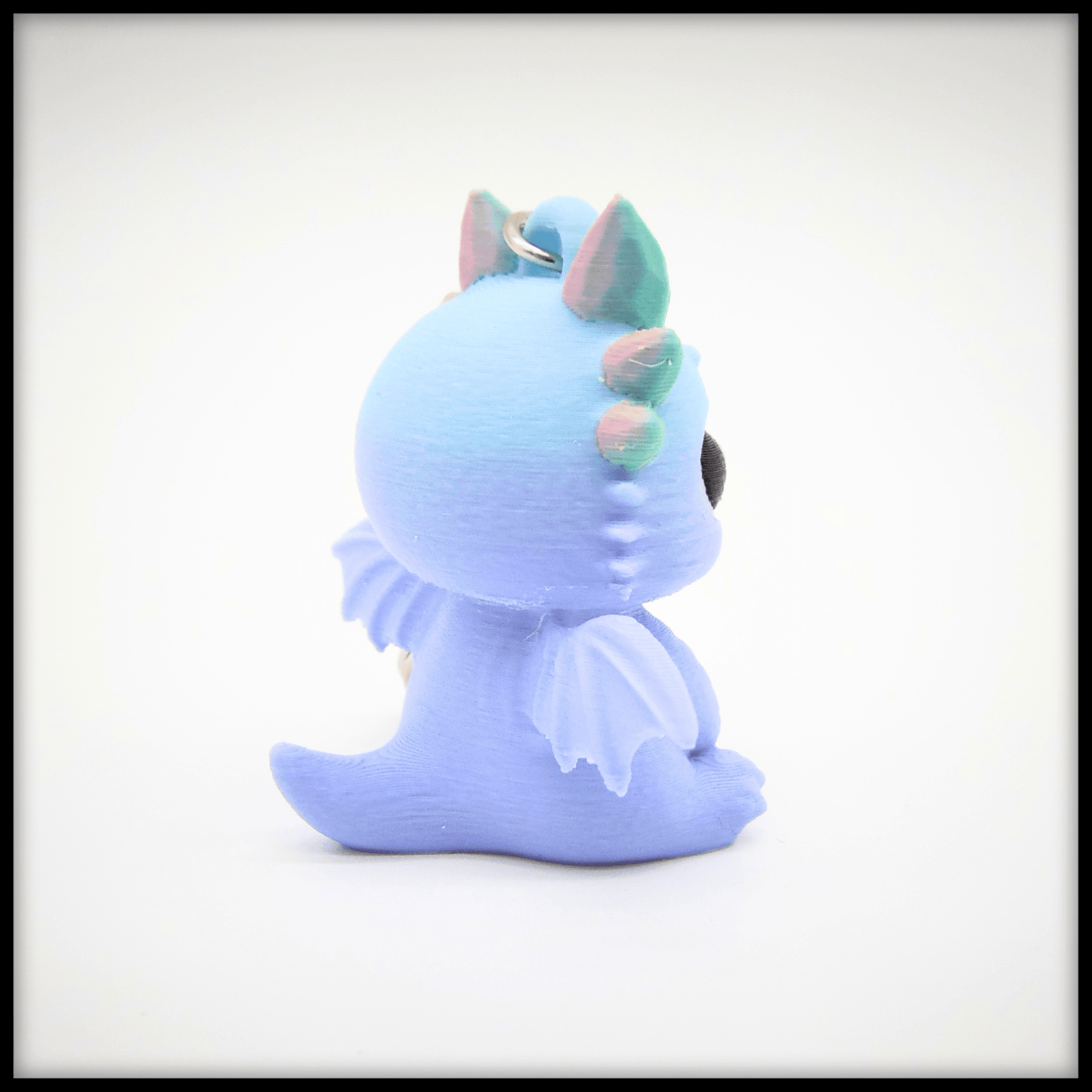 Crystal Baby Dragon Keychain 3d model