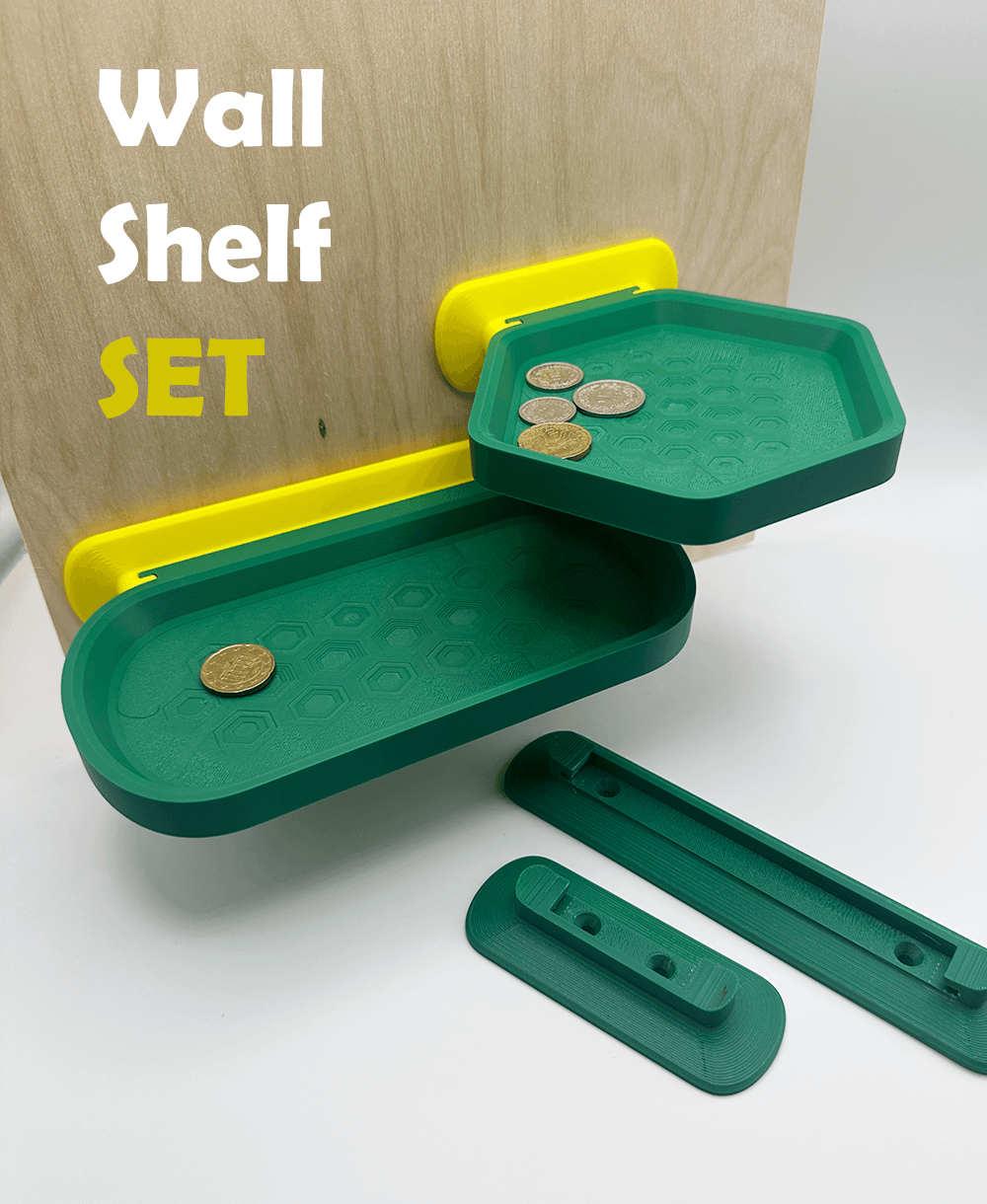 Wall shelf Set 3d model