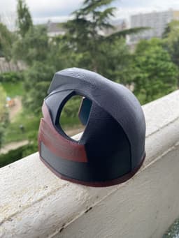 Judge Dredd Cat Helmet Multicolor 3d model