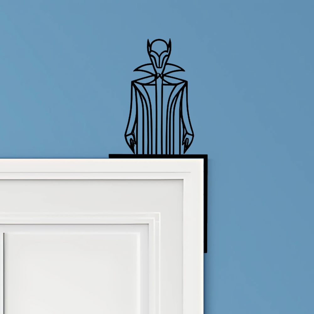 Dracula Door Corner Decor 3d model