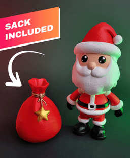 CUDDLEBELLY : Chubby Santa Pal! 3d model