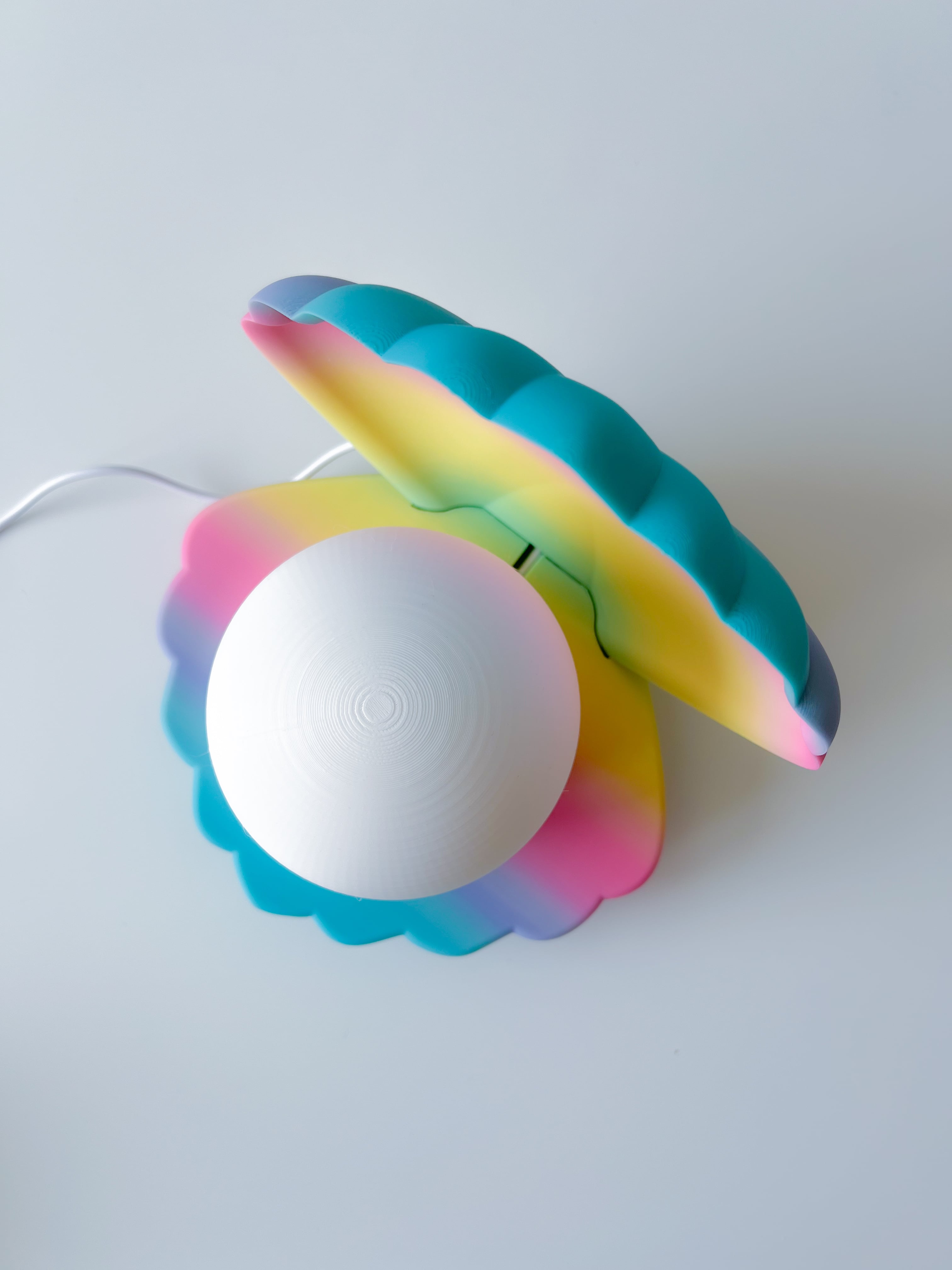 Oyster Lamp - For Bambu lab LED Kit 3d model