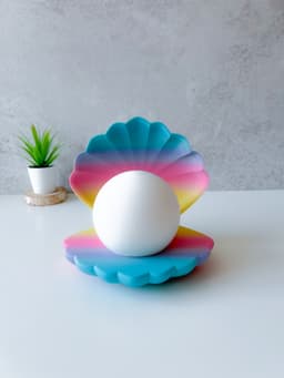 Oyster Lamp - For Bambu lab LED Kit 3d model