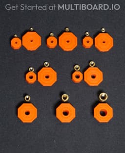 Heat Set Insert Snap - M6 Standard 3d model