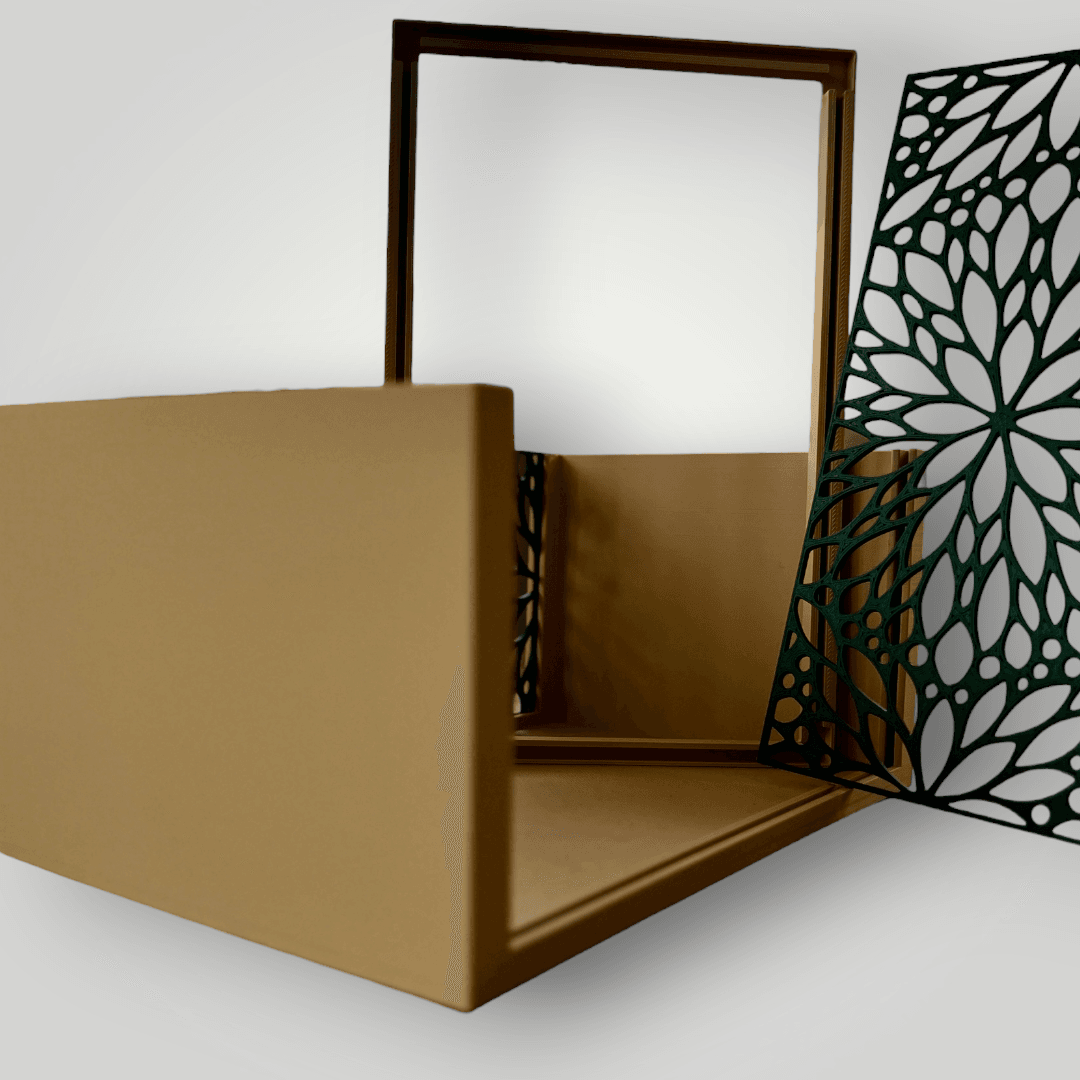 Japandi Decor Box/ Minimal Organizer 3d model