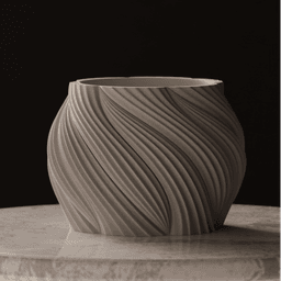 Planter with dripping tray 3d model