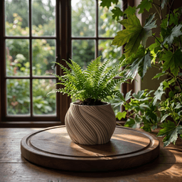 Planter with dripping tray 3d model