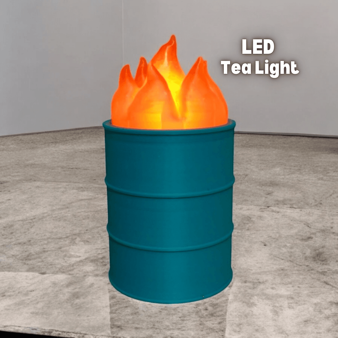 Oil Barrel LED Tea Light 3d model