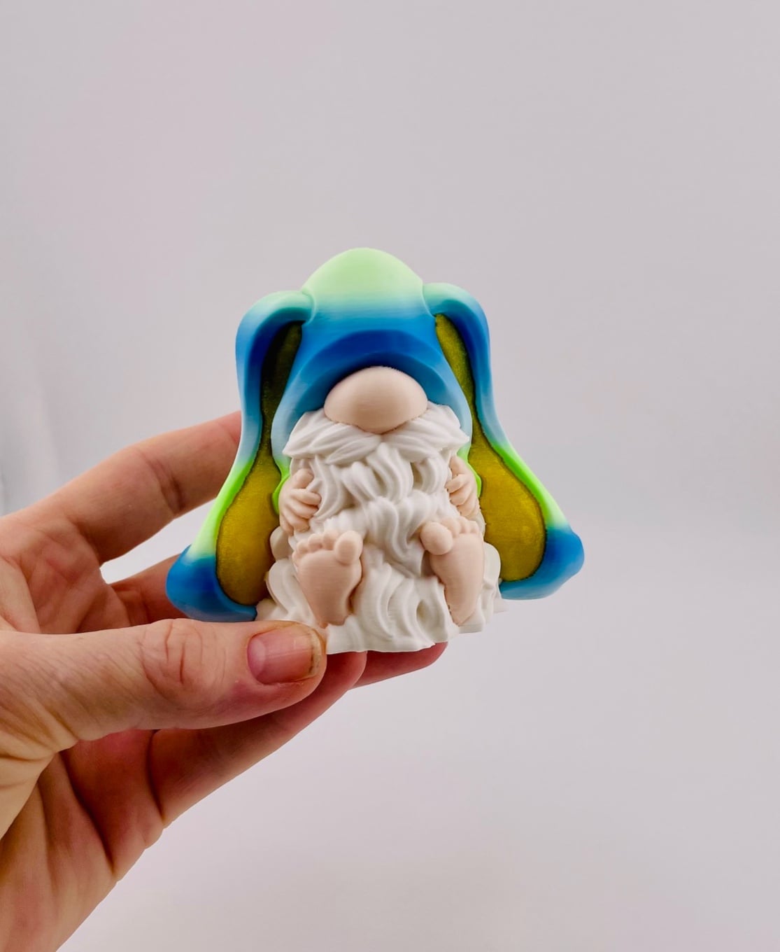Long Ear Bunny Gnome 3d model