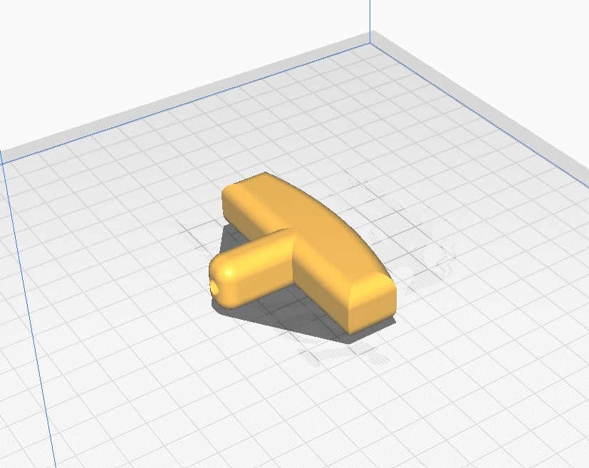 Lawnmower starter handle.STL 3d model
