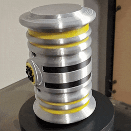 Cracked Fallout FEV Canister - Fallout 3 3d model