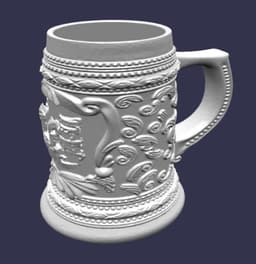 Mini Mug for Mini Soda Cans 3d model