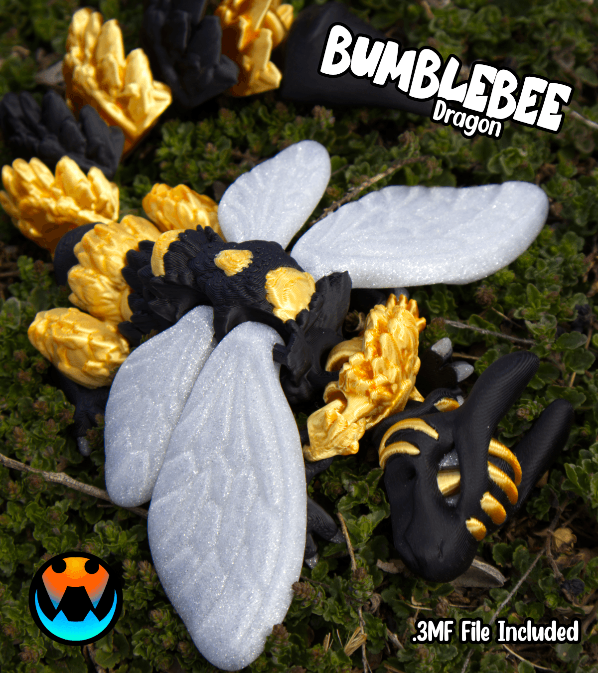 Bumblebee Dragon 3d model