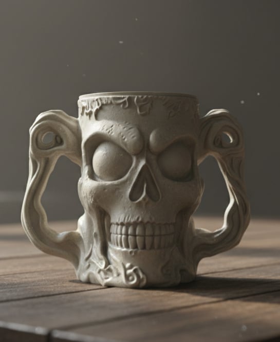 Skull Tumbler 3d model