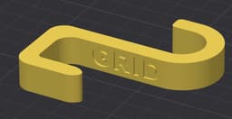 GRID hook 3d model