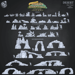 Desert Set (Pre-Supported) 3d model
