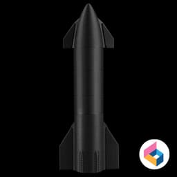 SpaceX Starship Crew 3d model
