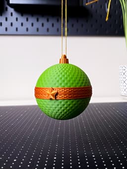 Photo Frame Christmas Ball 3d model