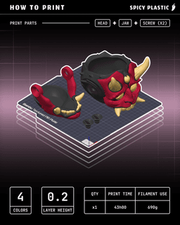 Oni Planter 3d model